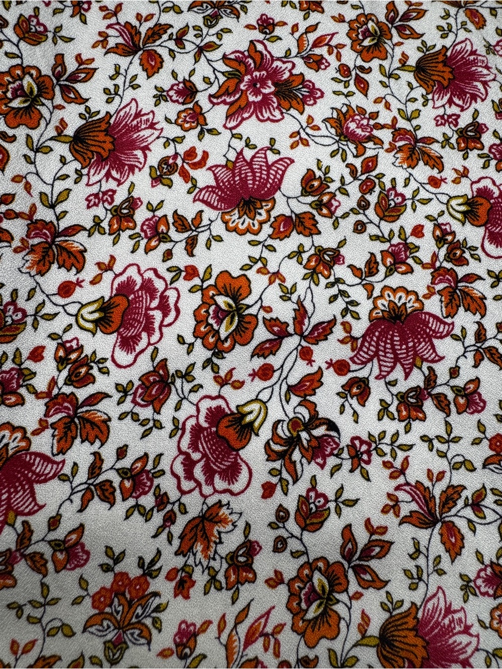 Old Navy Womens Floral Short Sleeve Dress Size M White Pink Cottagecore Milkmaid - Picture 10 of 11